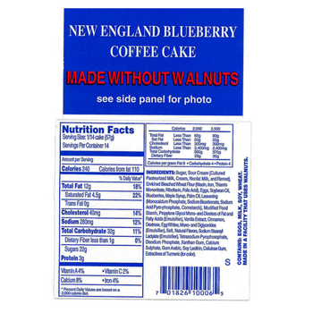 Blueberry Coffee Cake